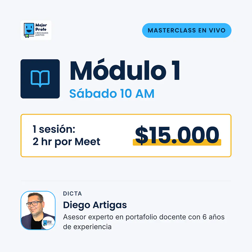 Masterclass en Vivo: Módulo 1 1