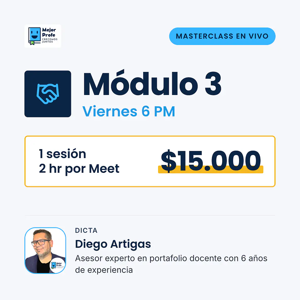 Masterclass en Vivo: Módulo 3 1