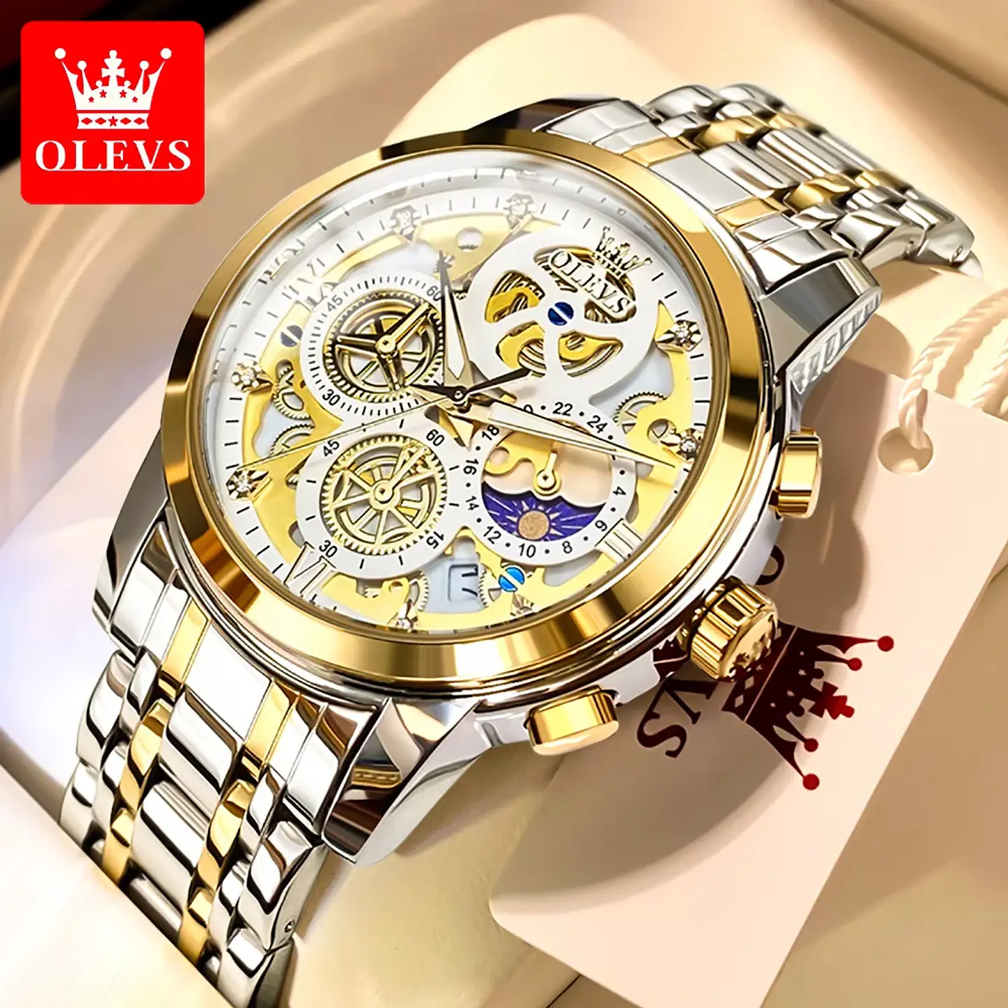 OLEVS Top Brand Luxury  1