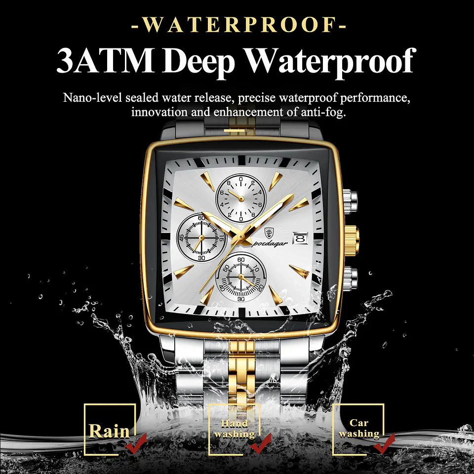 POEDAGAR Luxury Square Sport  3