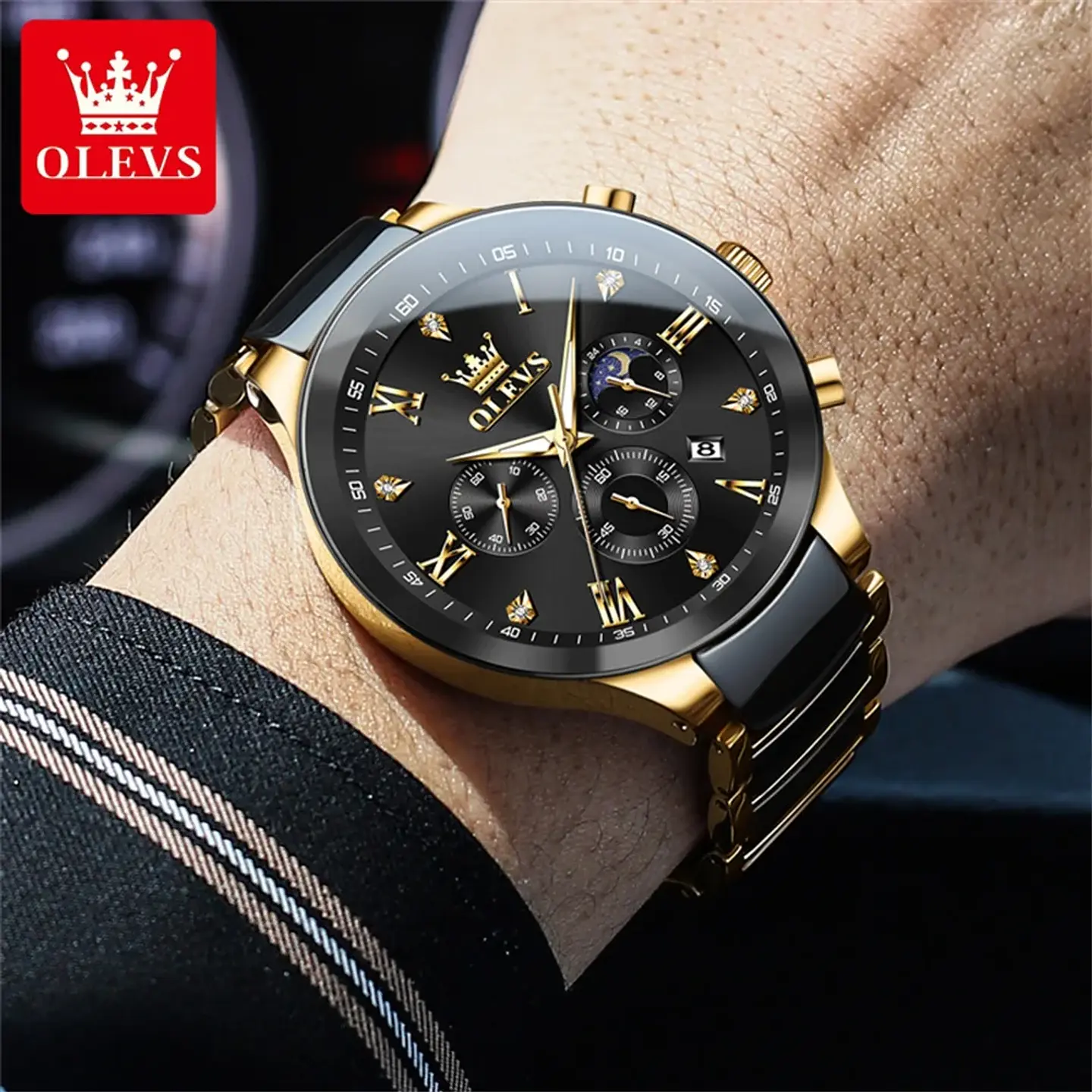 OLEVS Men's  2