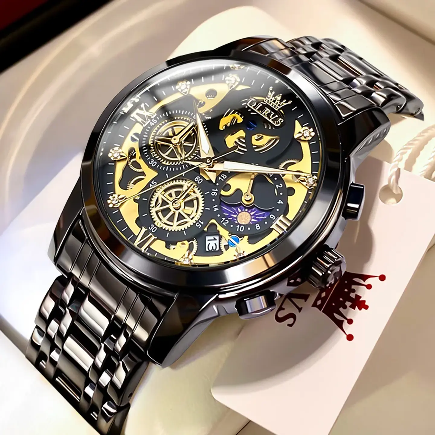 OLEVS Top Brand Luxury  9