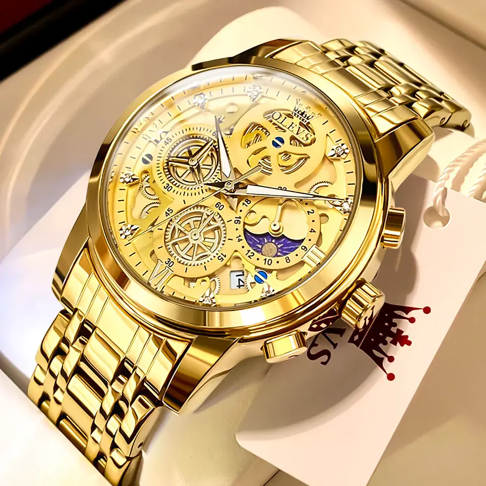 OLEVS Top Brand Luxury  10