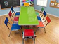 Juego de mesa infantil blanca+ 8 sillas  - Miniatura 6