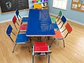 Juego de mesa infantil naranja+ 8 sillas  - Miniatura 4