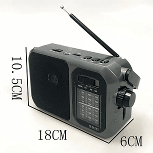 Radio Portátil Bluetooth AM/FM ST-567BT Tasbel
