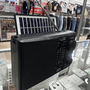 Radio Recargable Con Panel Solar TS-A18BTS Tasbel
