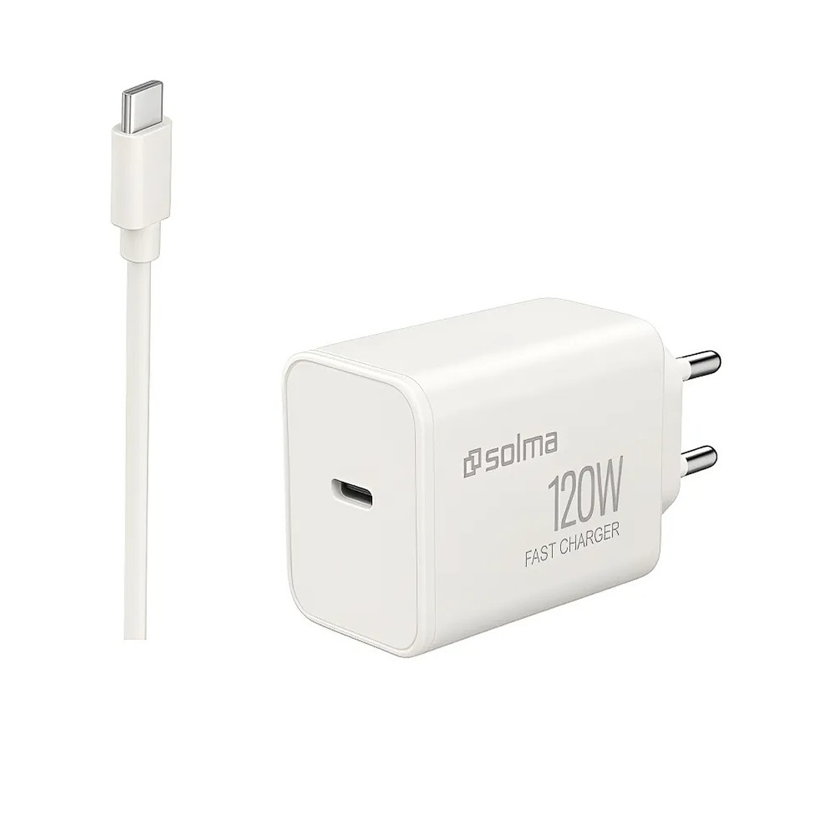 Cargador de Alta Potencia 120W con Cable Tipo C Solma 3