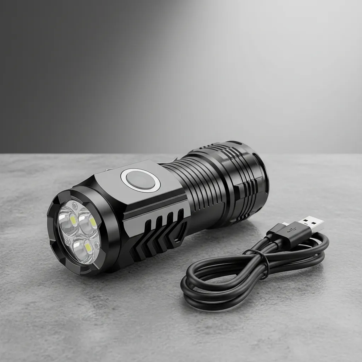 Mini Linterna Recargable Usb De Alta Potencia Tasbel 4