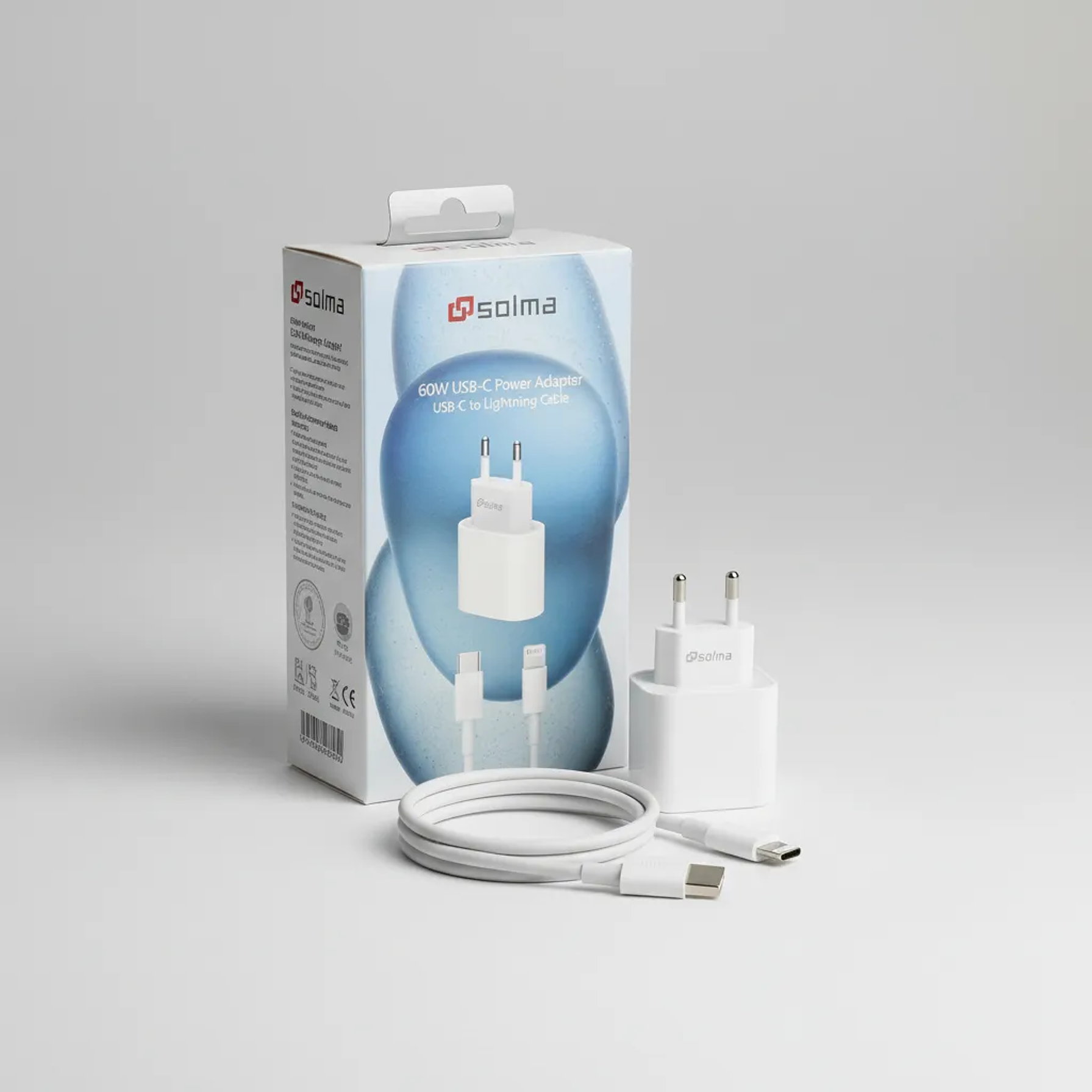 Cargador IPhone Usb -C a Lightning 60w Solma 1