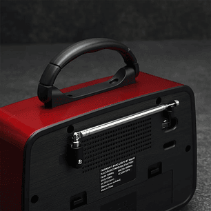 Radio Portatil Mp3 Sd Usb Fm Am Vintage Bluetooth Recargable