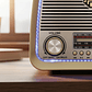 Radio Portatil Mp3 Sd Usb Fm Am Vintage Bluetooth Recargable - Miniatura 4