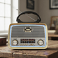 Radio Portatil Mp3 Sd Usb Fm Am Vintage Bluetooth Recargable - Miniatura 5