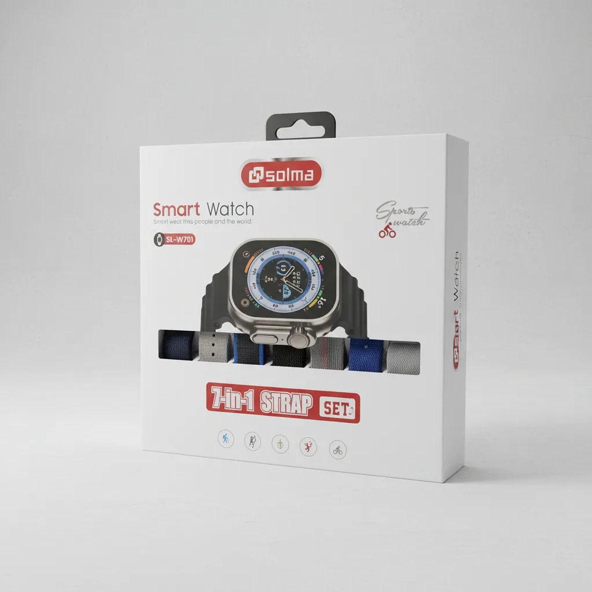 Smartwatch 7 + Correas Modelo SL-W701 Solma 1