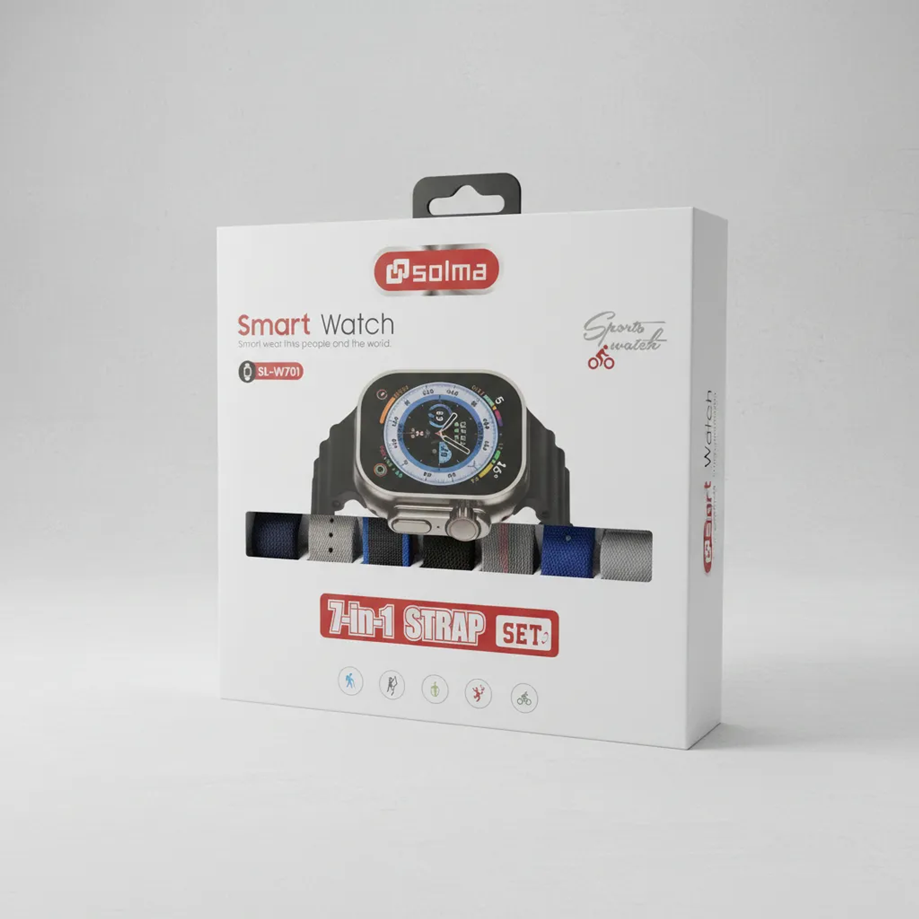 Smartwatch 7 + Correas Modelo SL-W701 Solma 1