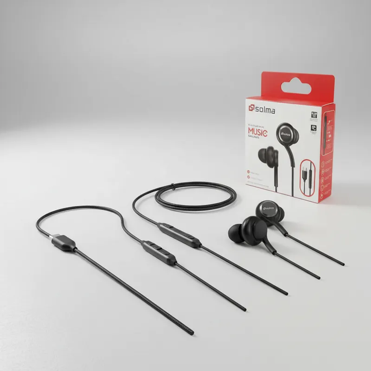 Audífonos In Ear Tipo C Solma 1