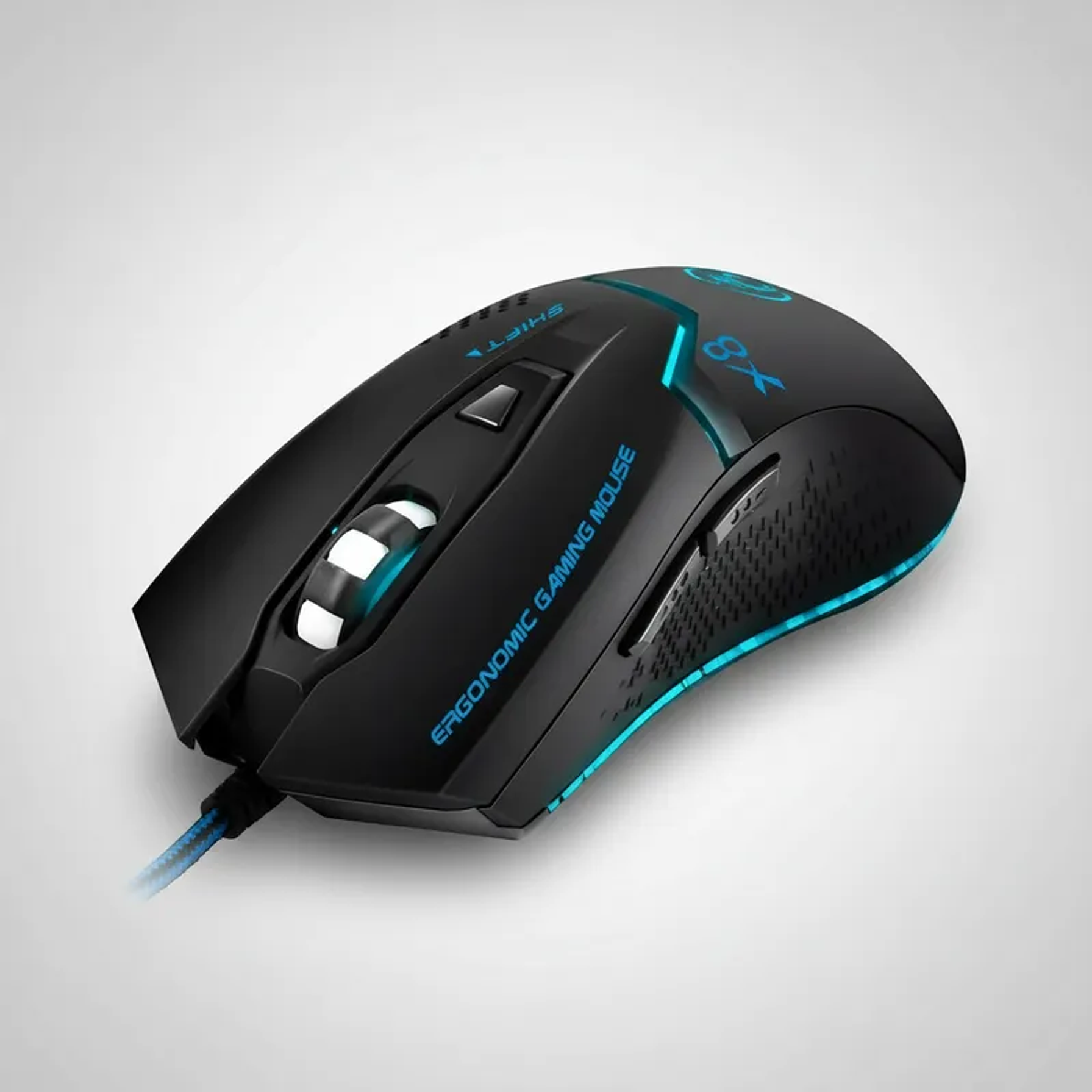 Mouse Gamer Ergonómico X8 Juegos 6000 DPI 1