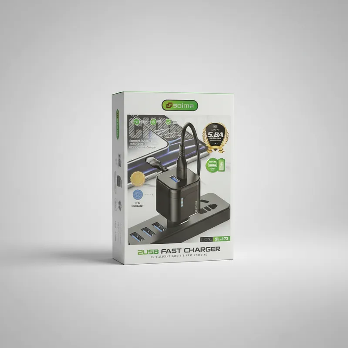 Cargador + Cable Micro Usb V8 Solma 1