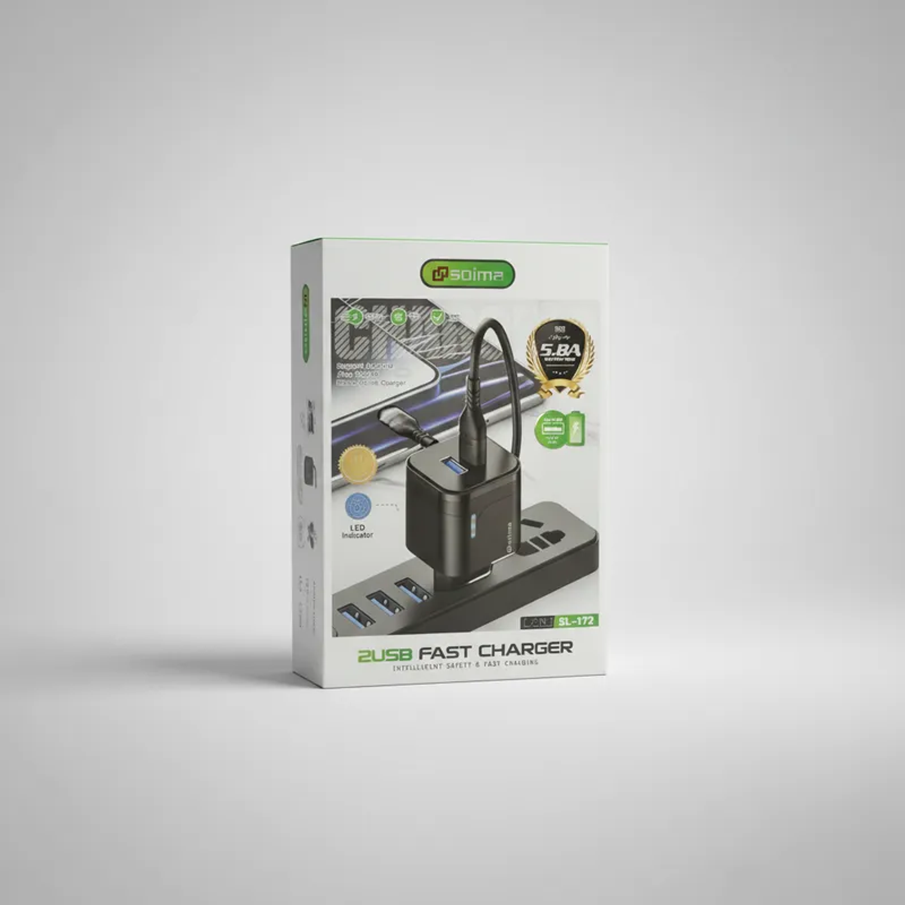 Cargador + Cable Micro Usb V8 Solma 1