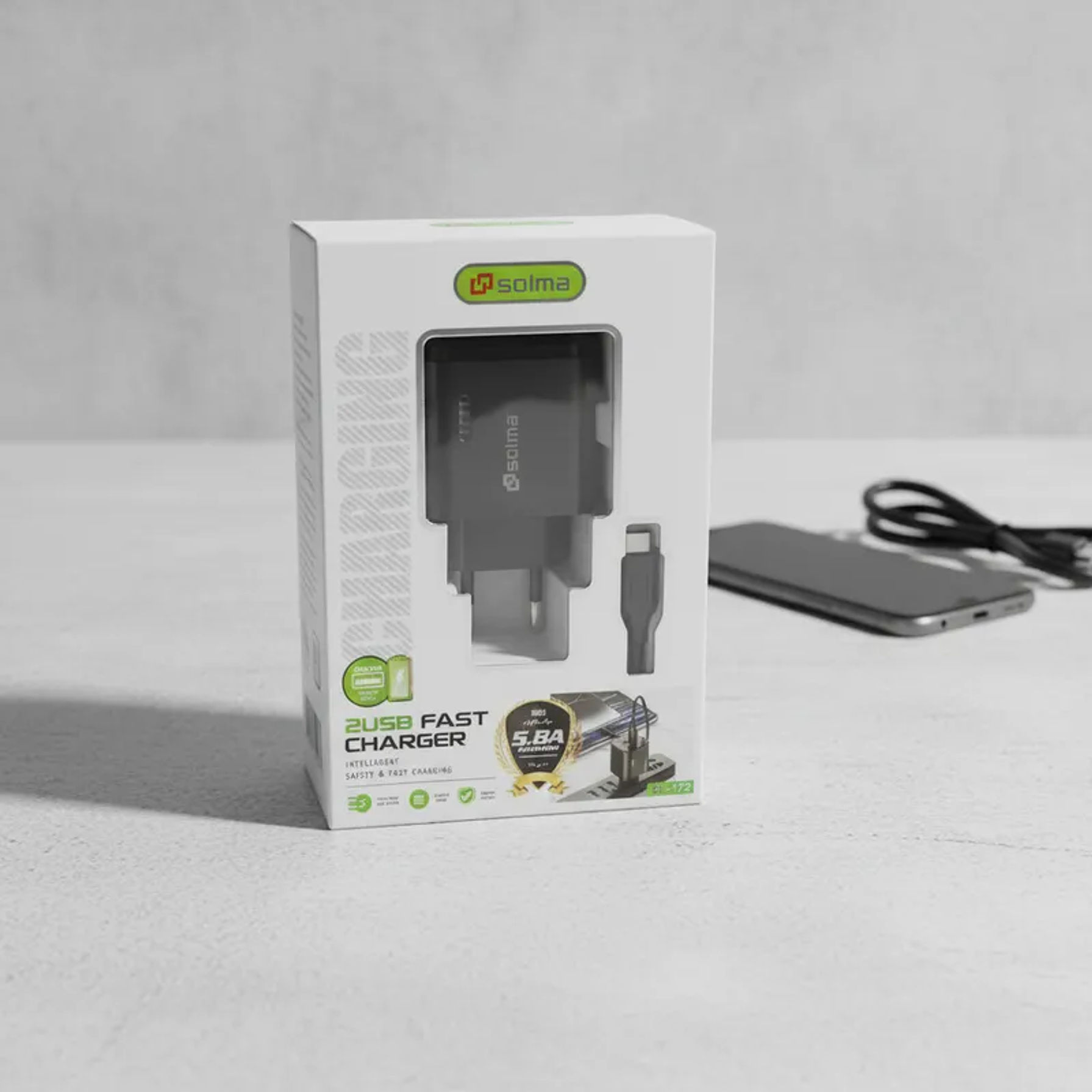 Cargador + Cable Micro Usb V8 Solma 2