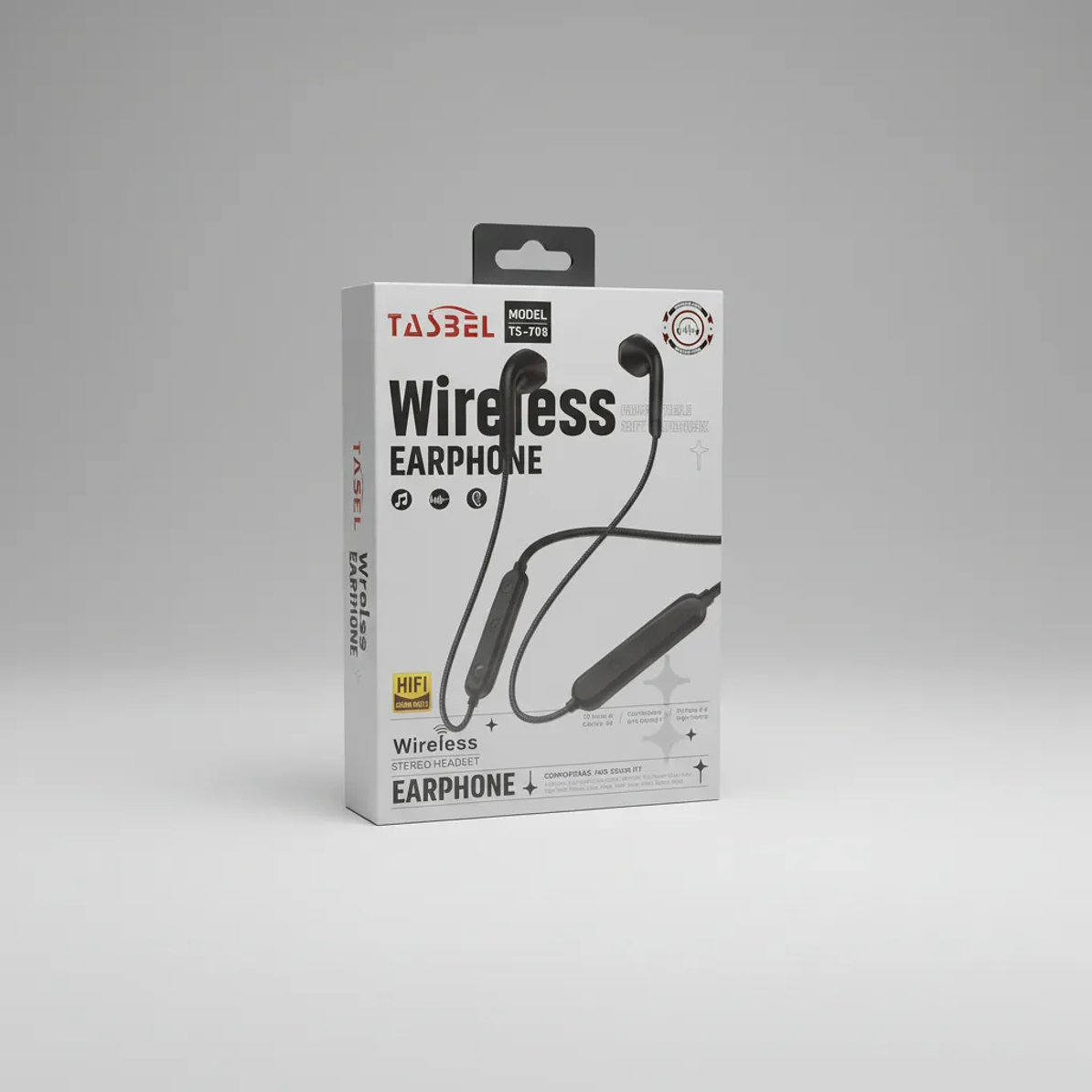 Audífonos Bluetooth Deportivo Model Ts-708 Tasbel Negro 1