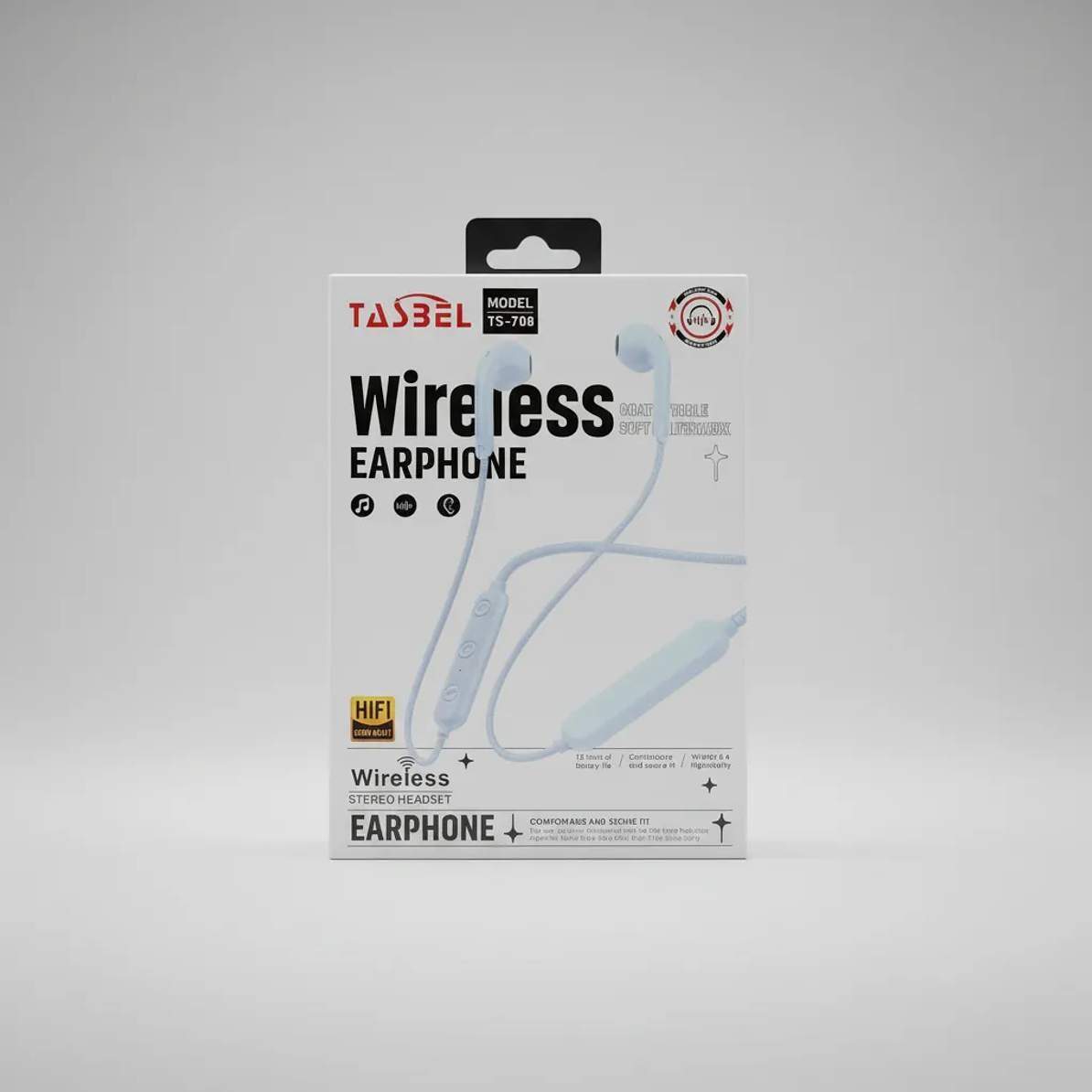 Audífonos Bluetooth Deportivo Model Ts-708 Tasbel Negro 3