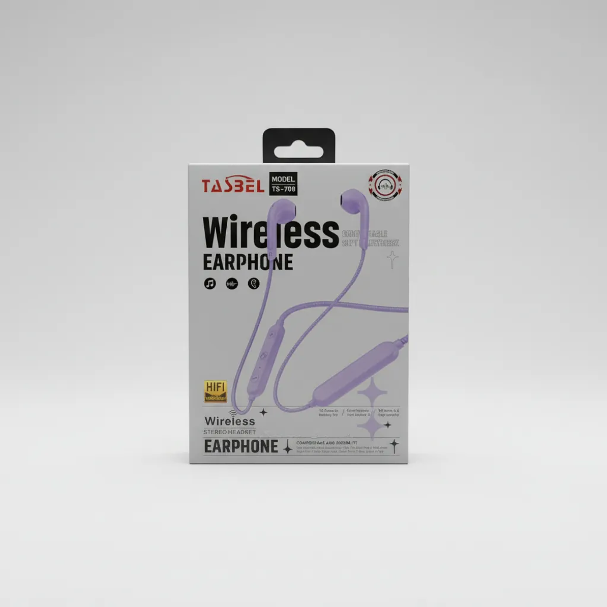 Audífonos Bluetooth Deportivo Model Ts-708 Tasbel Negro 4