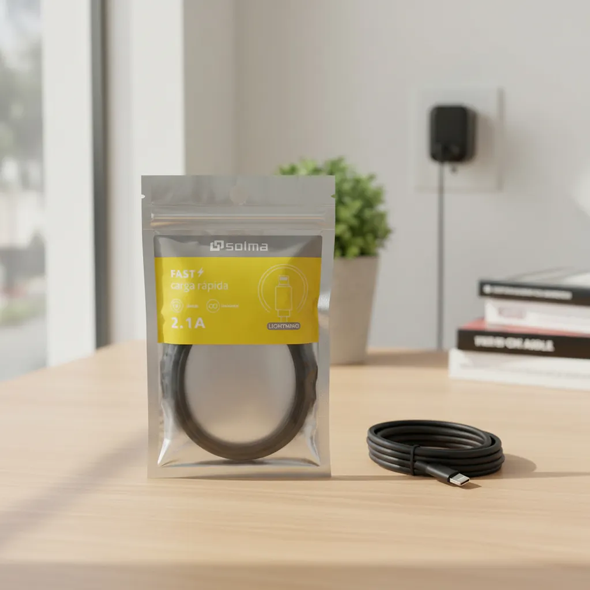 Cable De Carga Para Iphone De 1 M 5