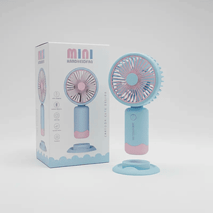 Mini Ventilador Portátil Recargable 
