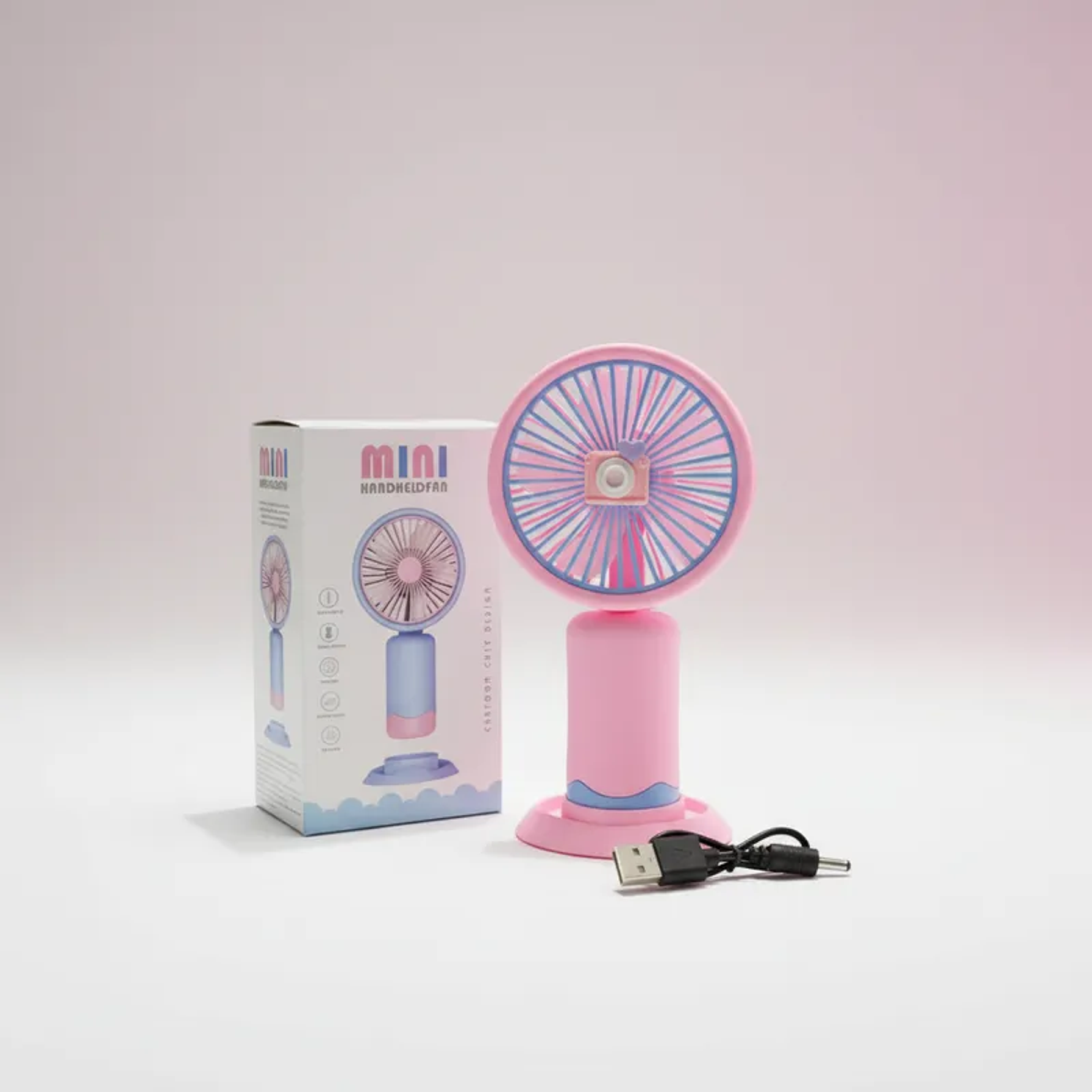  Mini Ventilador Portátil Recargable  3