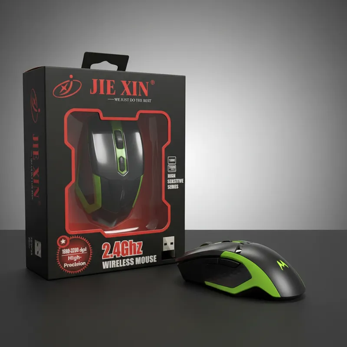 Mouse Gamer Inalámbrico Jie Xin 2.4ghz Usb Pc / Notebook 4