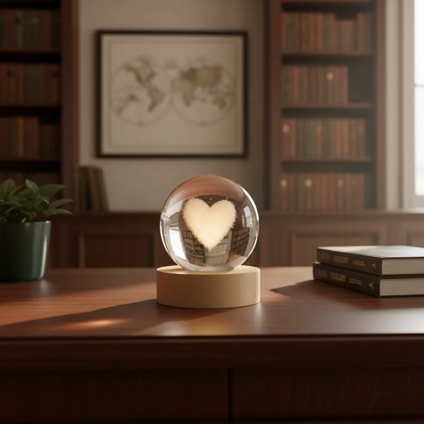 Bola De Cristal 3D Decoracion Tasbel 1