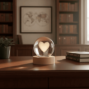 Bola De Cristal 3D Decoracion Tasbel