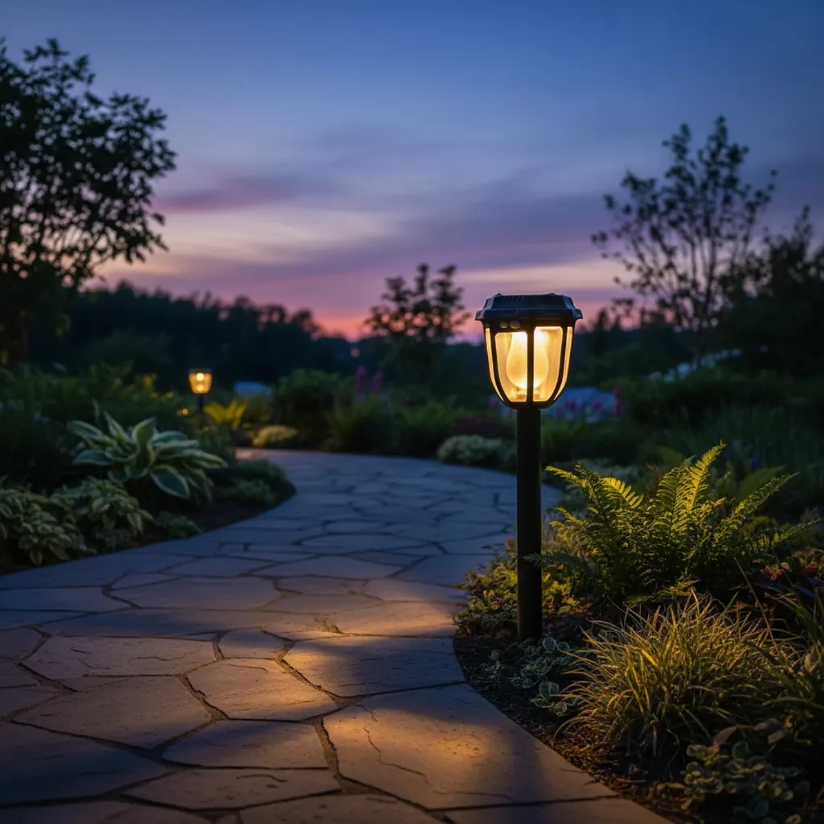 Farol Solar De Piso Tasbel Cl-d68 Luz Cálida 6500k 3