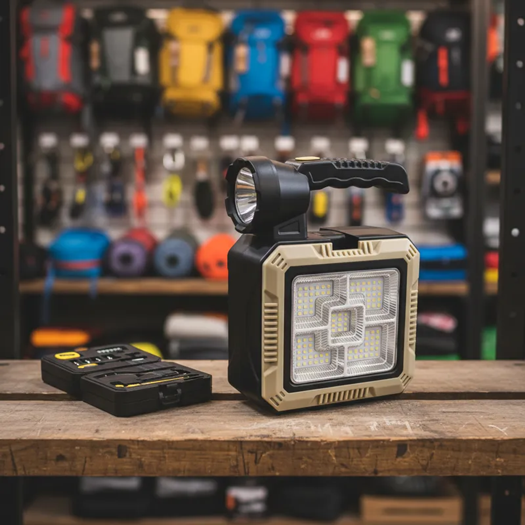 Linterna Solar Multifuncion Con Herramientas TASBEL  2