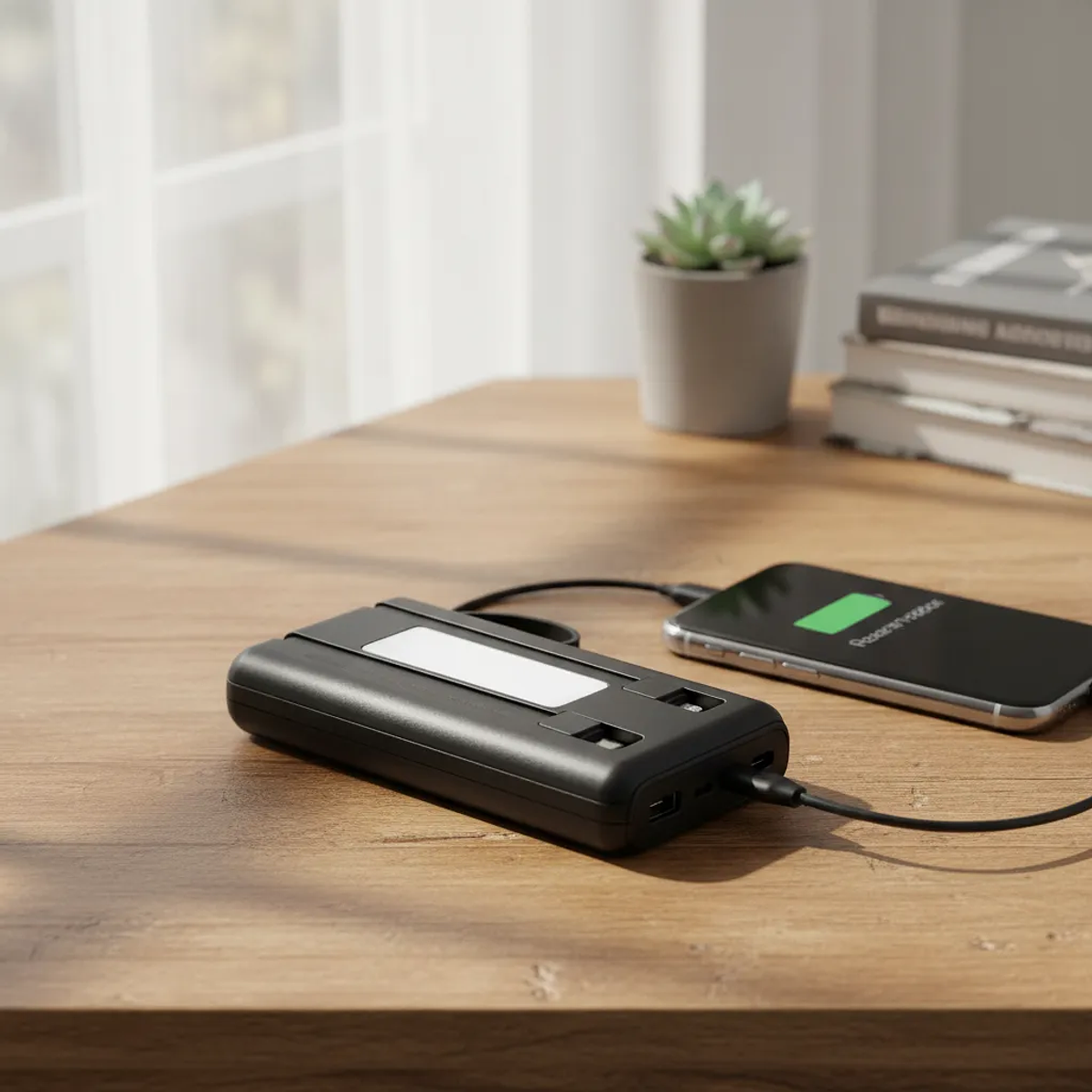 Power Bank Solar 30000mah Modelo Sl-p128 Solma 5