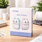 Mini Impresora Portátil Térmica Blanco y Negro BT Recargable - Miniatura 2