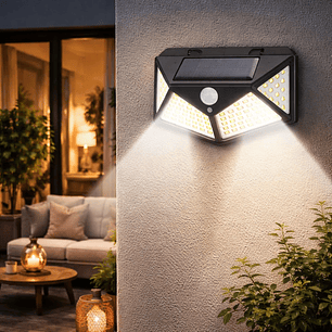 Foco Solar de 100 LEDs con Sensor de Movimiento Tasbel