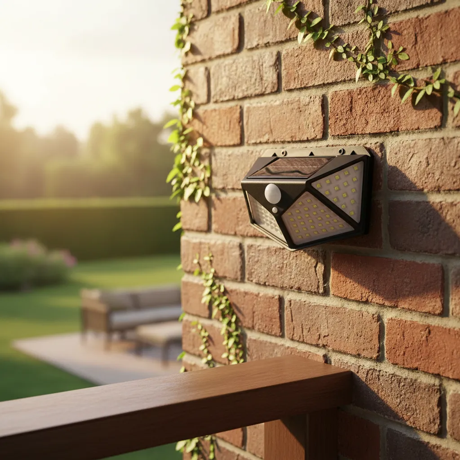 Foco Solar de 100 LEDs con Sensor de Movimiento Tasbel 4