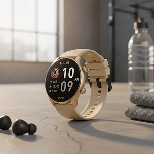 Smartwatch Zeblaze Btalk 3 Plus Champagne Gold