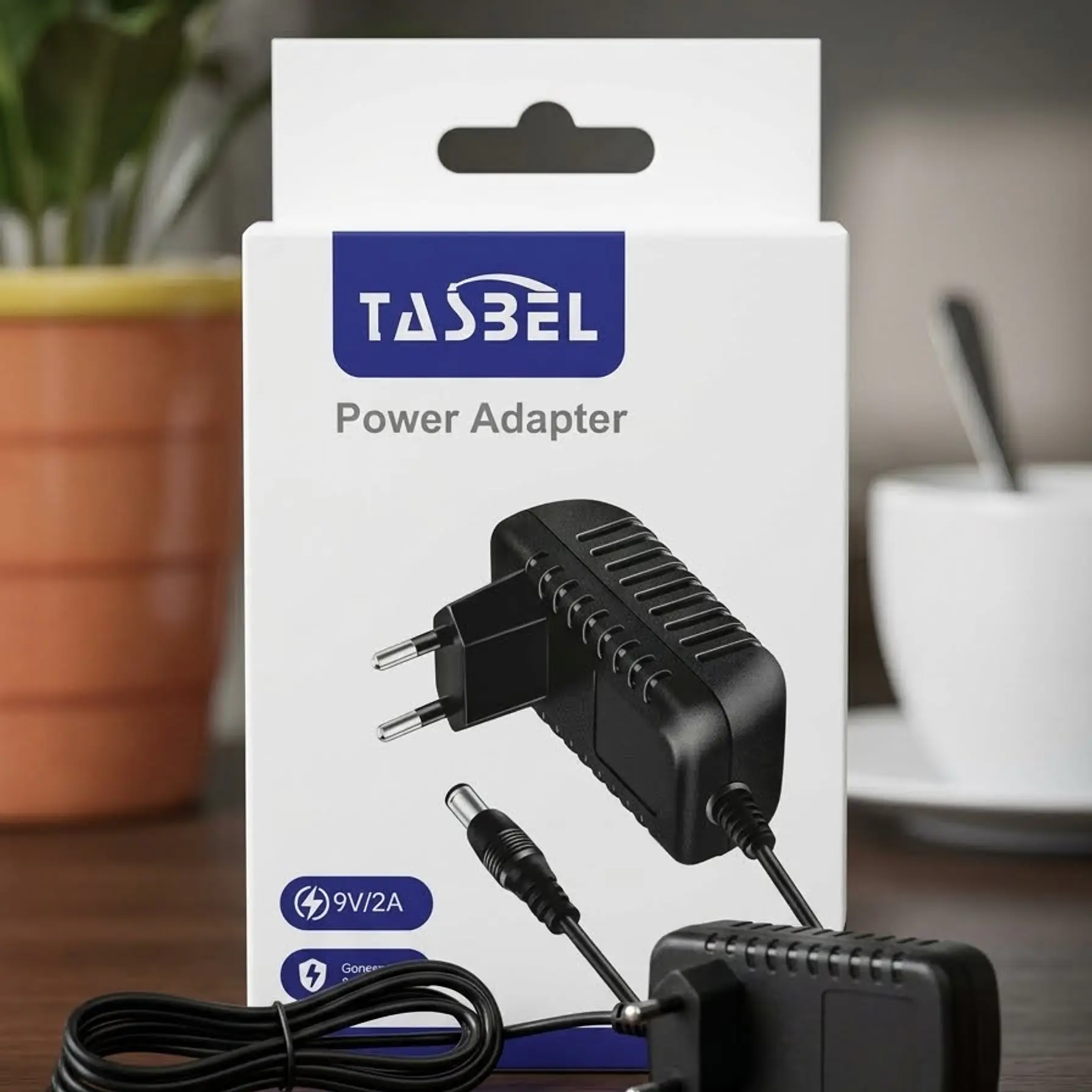 Cargador Adaptador De Voltaje Tasbel 9v 2a Para Router Deco 2