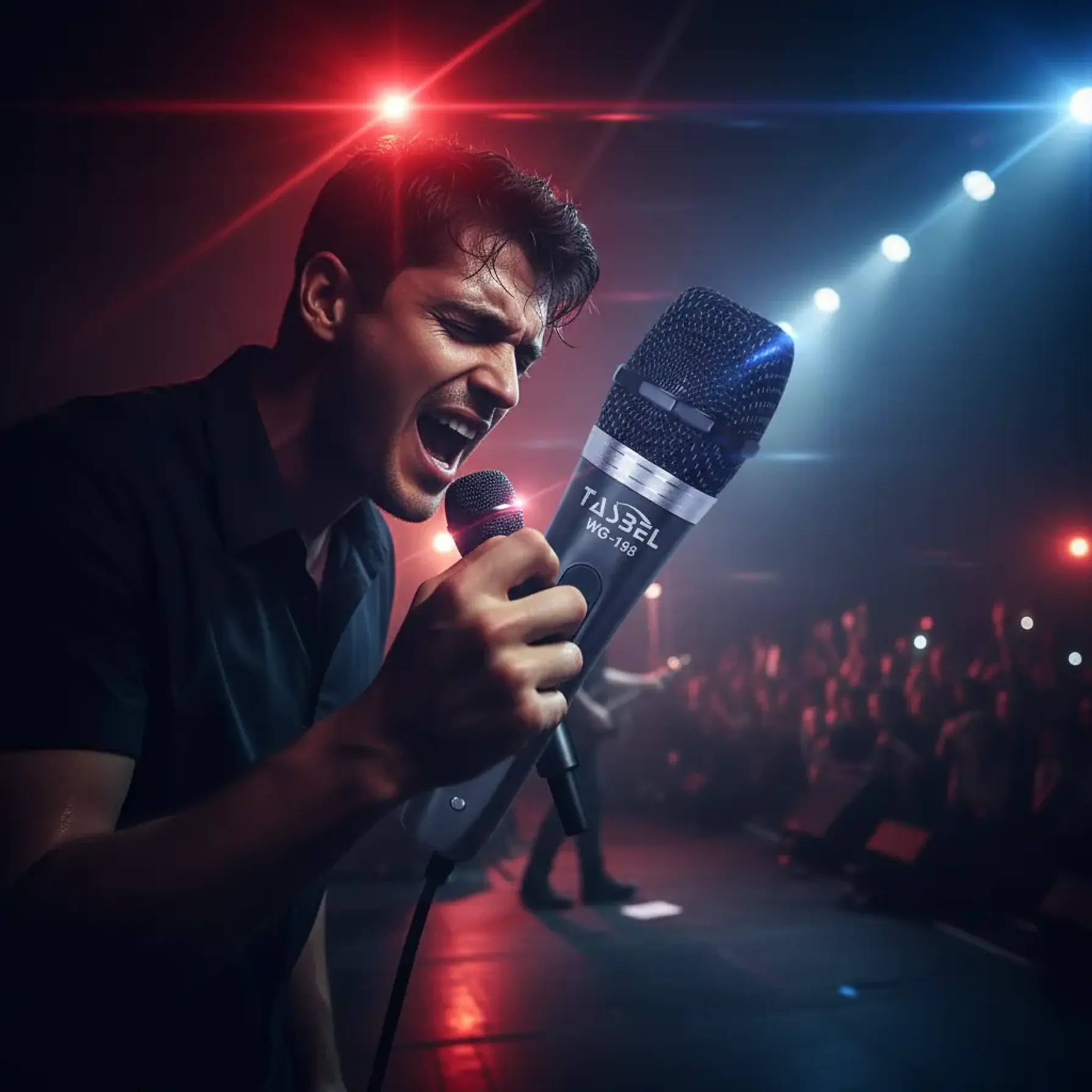 Micrófono Profesional Alámbrico Tasbel WG-198 Karaoke 3