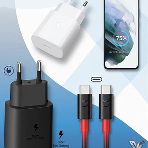 Cargador C A C Turbo Power 120w Carga Rápida Con Cable 1m