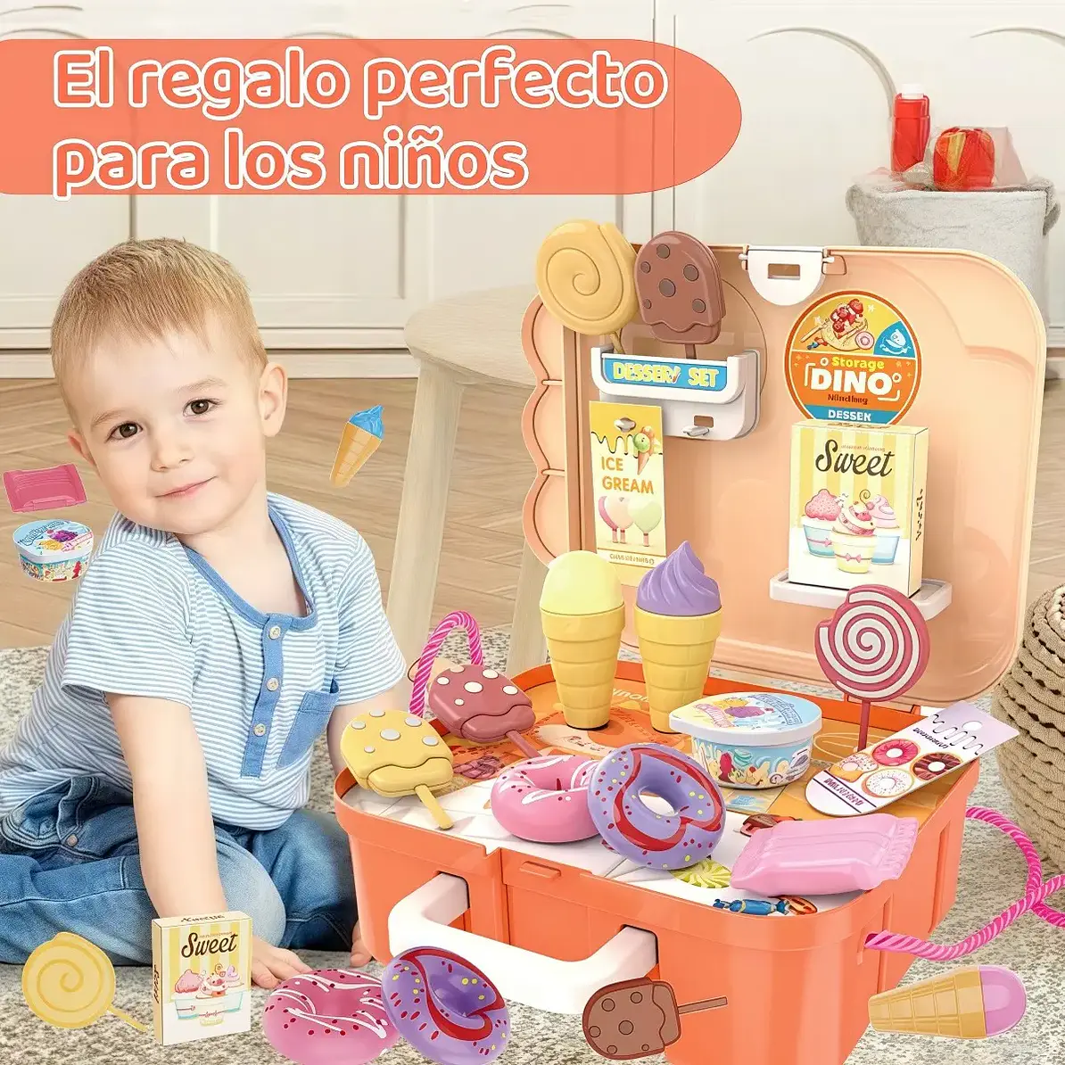 Maleta De Dinosaurios 20 Piesas DESSERT Series 7