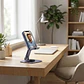 Soporte Metalico Giratorio 360° Plegable Universal Ajustable Porta Celular  - Miniatura 6