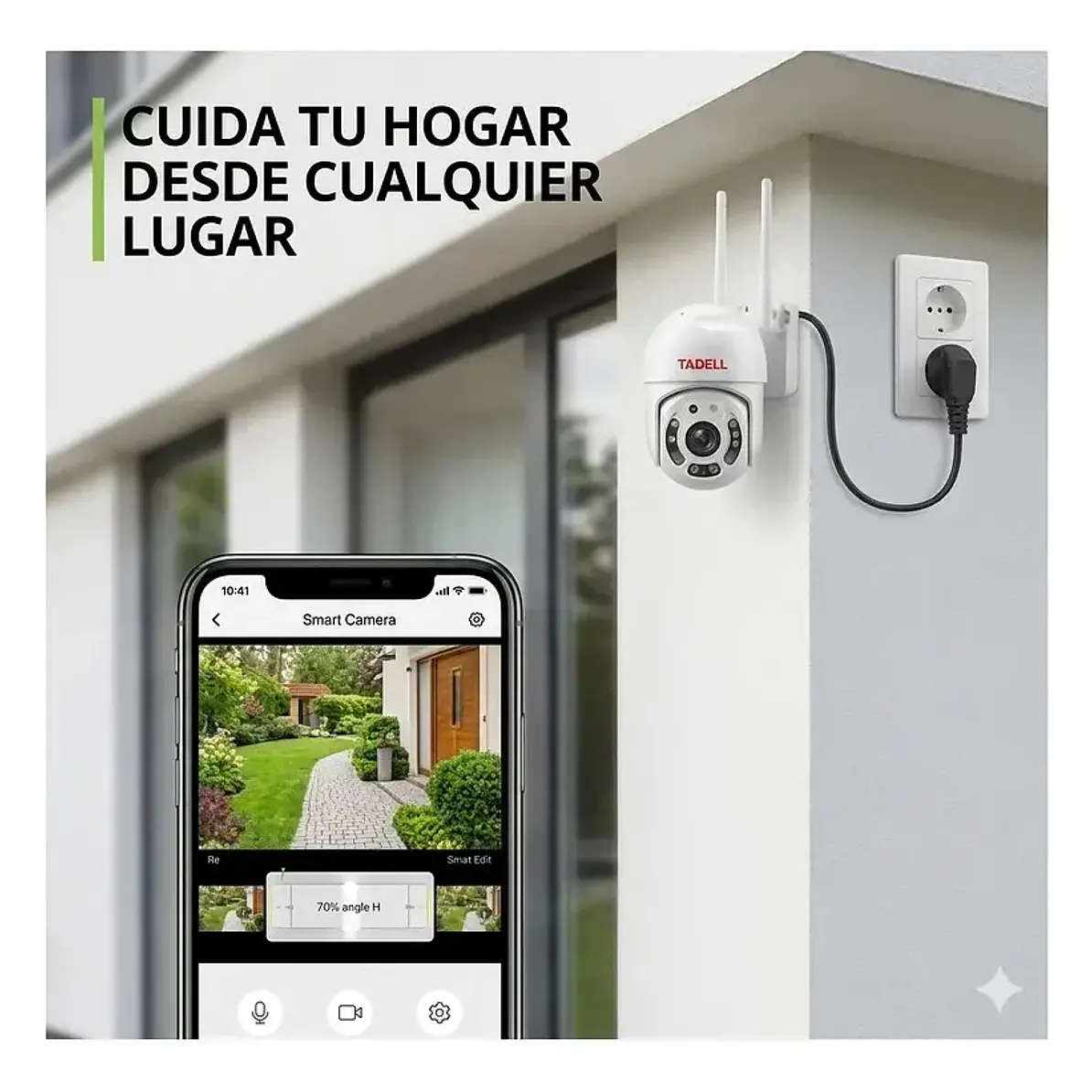 Camara Seguridad Wifi Exterior App Yoose 1080p Tasbel 5