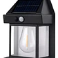 Farol Solar De Pared Con Sensor Movimiento Luz Cálida Jardín - Miniatura 2
