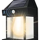 Farol Solar De Pared Con Sensor Movimiento Luz Cálida Jardín - Miniatura 3
