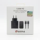 Cargador Solma 120w Carga Rapida Con Cable Tipo C Dual Port - Miniatura 7