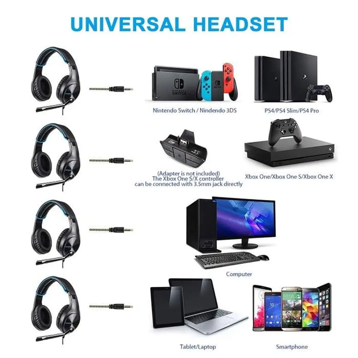 Audifonos Gamer Letton L-6 Multiplataforma Ps4/Xbox/Pc/Nsw 3